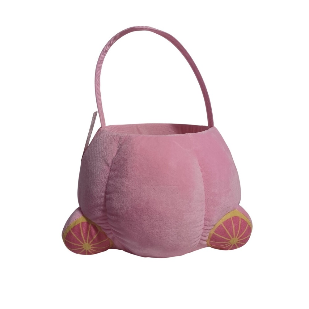 Princess Pink Plush Easter Basket by Ruz, Pink, 7 inches Tall, Plush Plus More - Picture 3 of 13